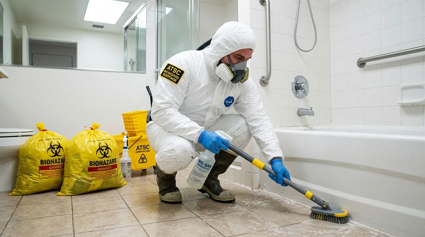 Decontamination equipment deployed for Blood Cleanup in Cherry Hill